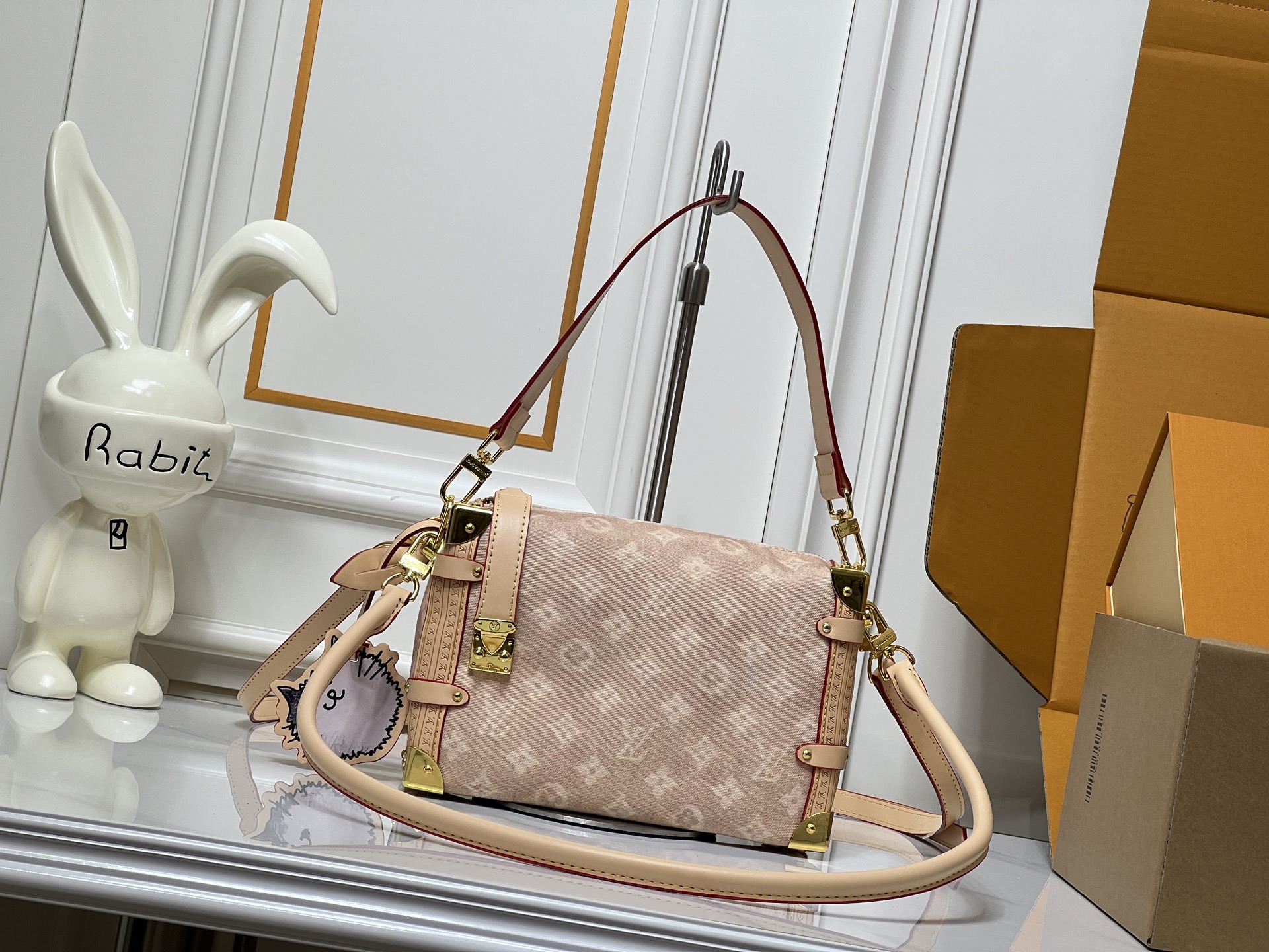 Louis Vuitton LV Classic Bucket Bag Premium Canvas Model M24006 Shoulder Strap Everyday Carry Luxury Designer